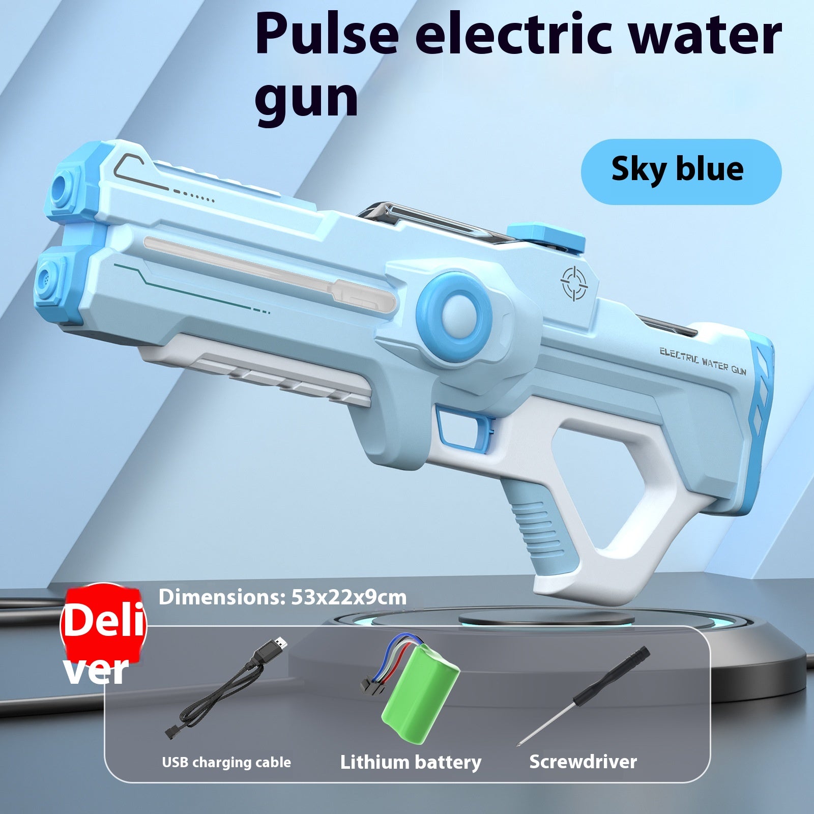 Electric Water Gun Automatic High Voltage Toy Gun - LJ Enterprise
